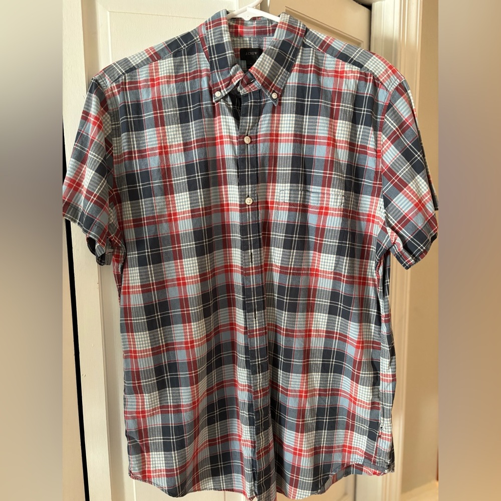 J Crew short sleeve button down